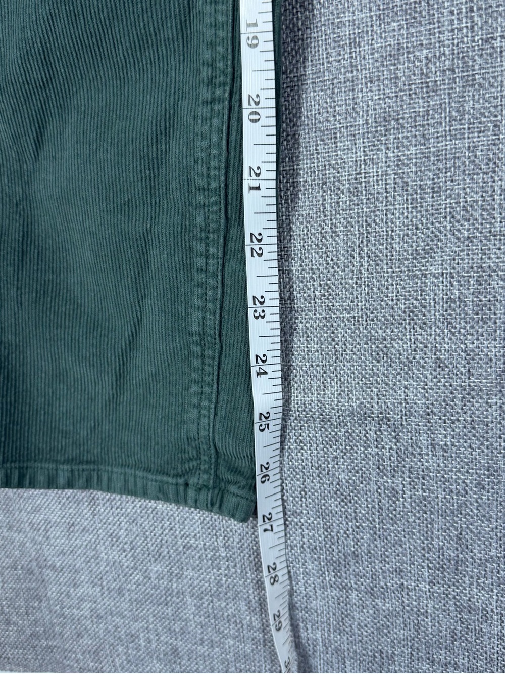 American Eagle Outfitters Dark Faded Green Straight-Leg Chinos - Picture 2 of 7